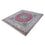 Alfombra persa - Nain cuadrado  - 209 x 194 cm - rojo oscuro