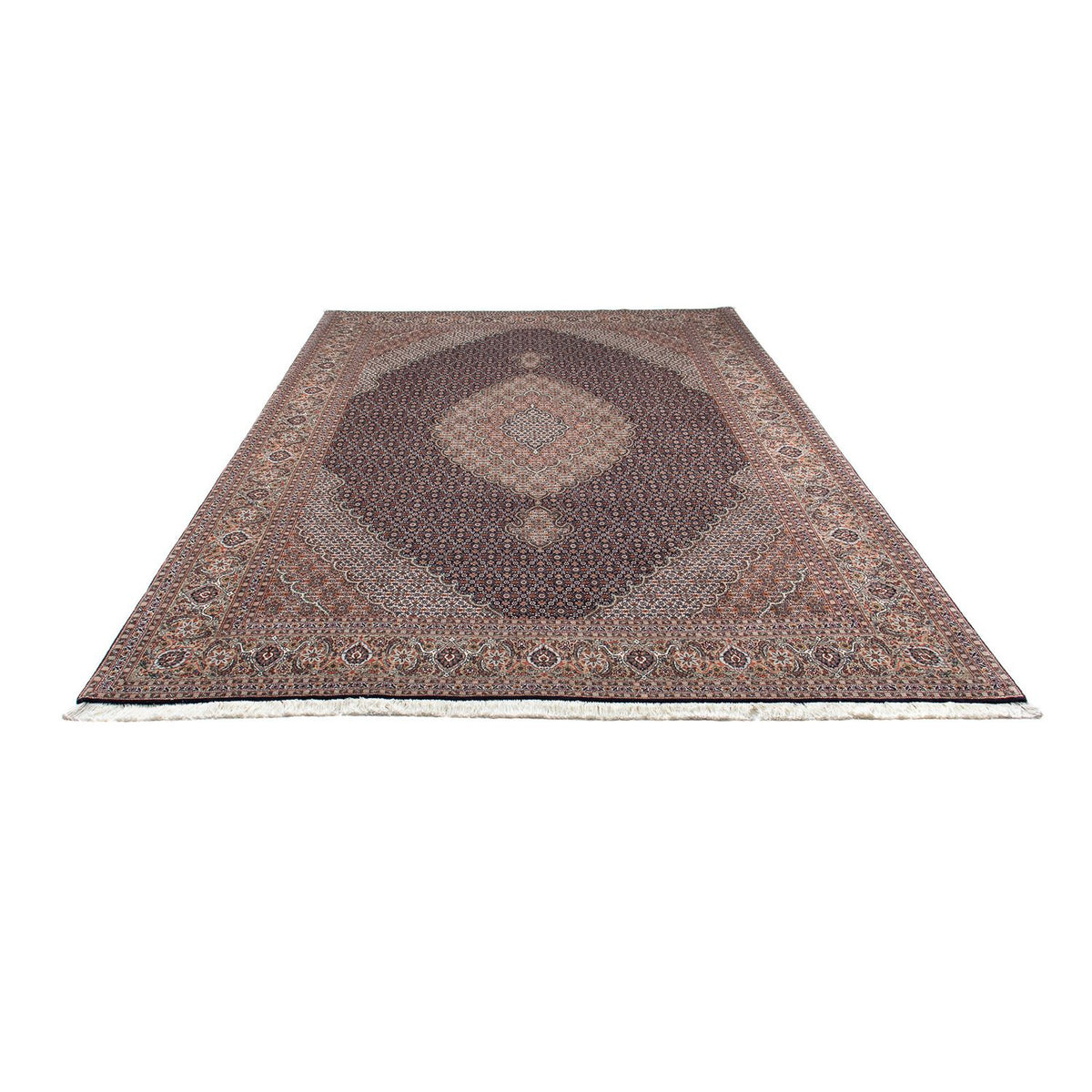 Alfombra persa - Tabriz - 296 x 207 cm - azul oscuro