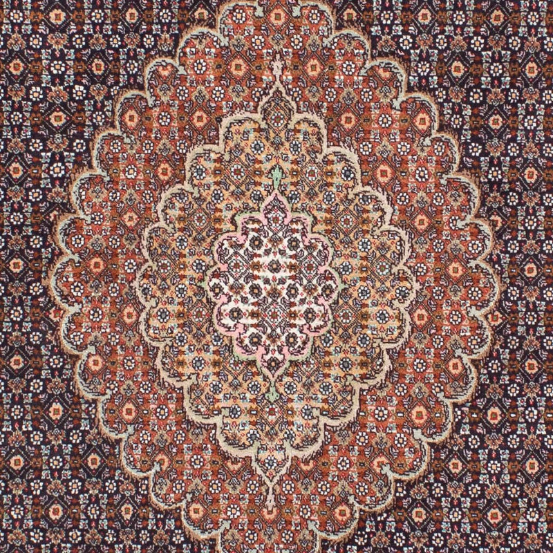 Alfombra persa - Tabriz - 205 x 154 cm - marrón oscuro