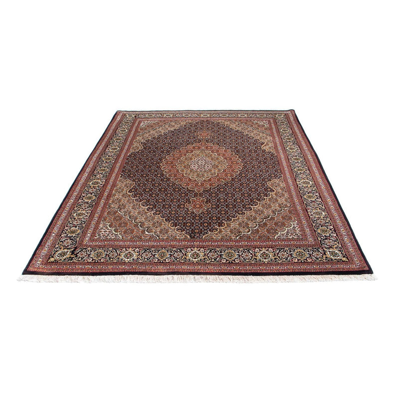Alfombra persa - Tabriz - 205 x 154 cm - marrón oscuro