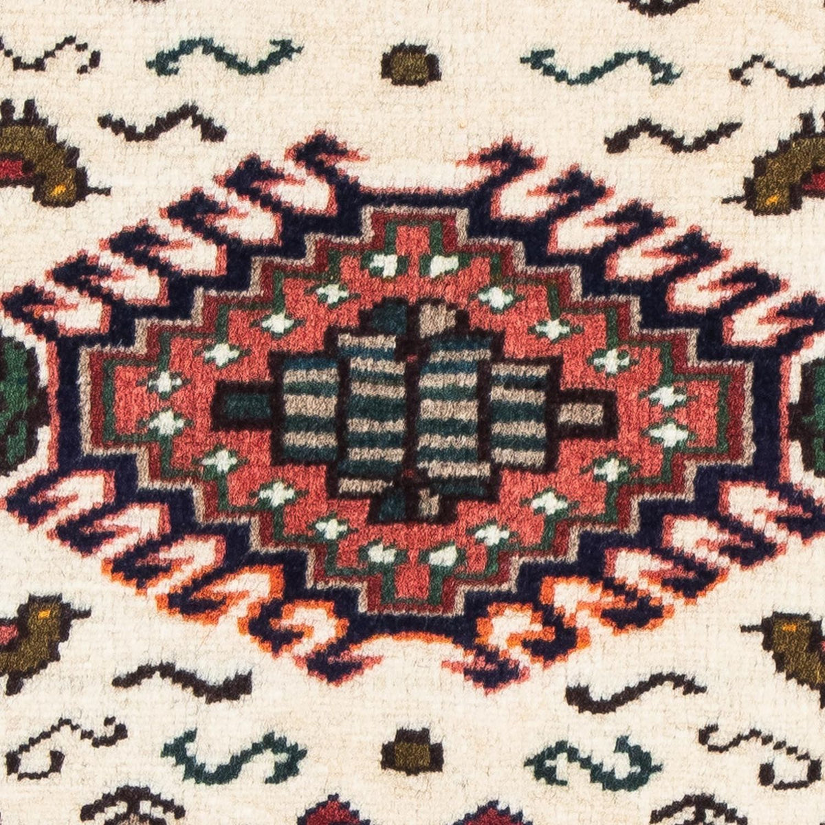 Alfombra persa - Nómada - 96 x 63 cm - beige