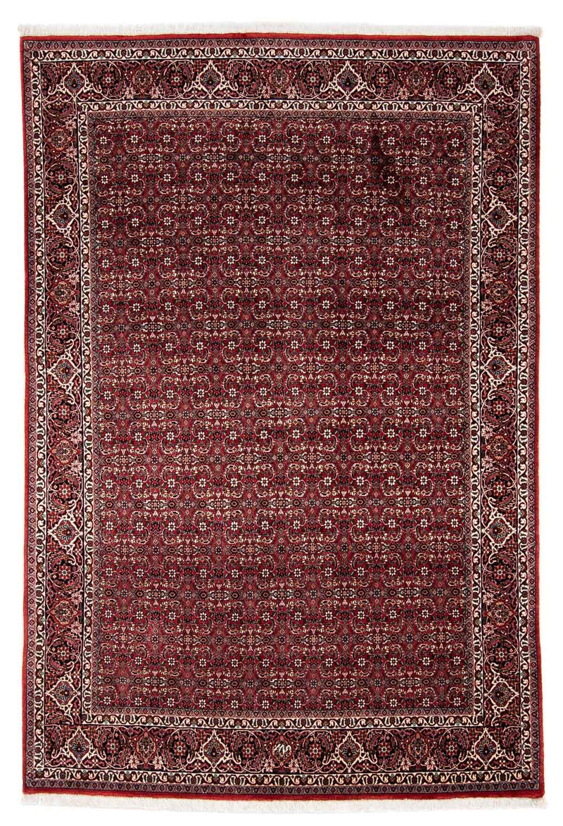 Alfombra persa - Bidjar - 240 x 168 cm - rojo oscuro