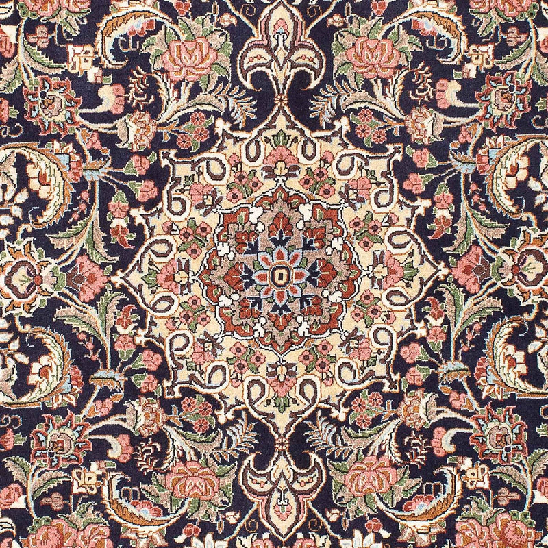 Alfombra persa - Bidjar - 207 x 140 cm - azul oscuro