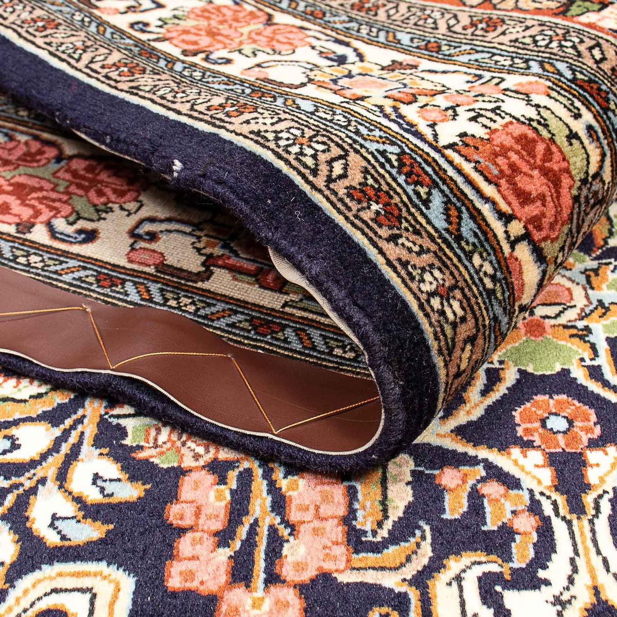 Alfombra persa - Bidjar - 207 x 140 cm - azul oscuro