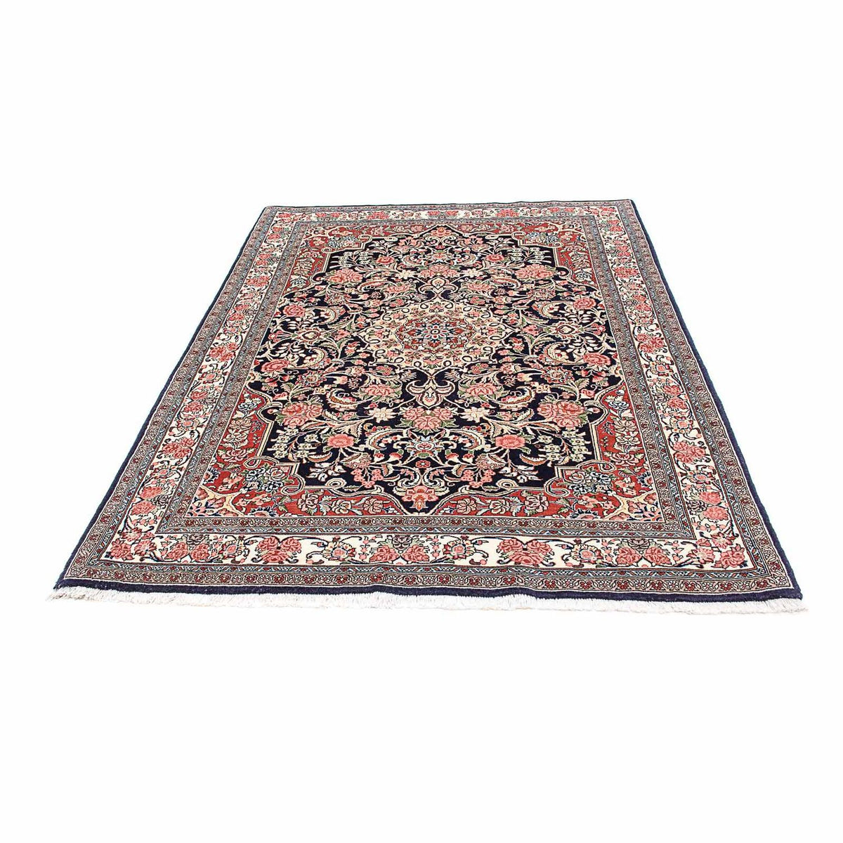 Alfombra persa - Bidjar - 207 x 140 cm - azul oscuro