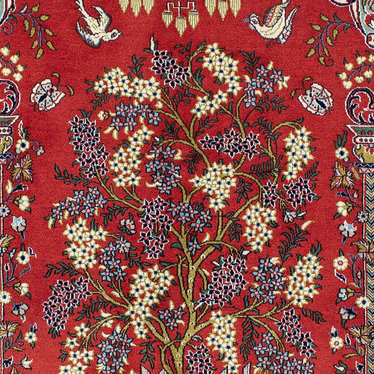 Alfombra persa - Ghom - 200 x 140 cm - rojo