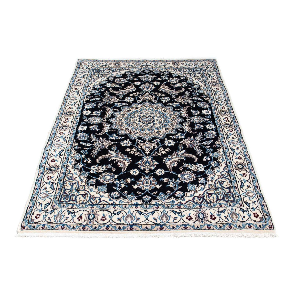 Alfombra de pasillo Alfombra Persa - Nain - Real - 174 x 106 cm - beige