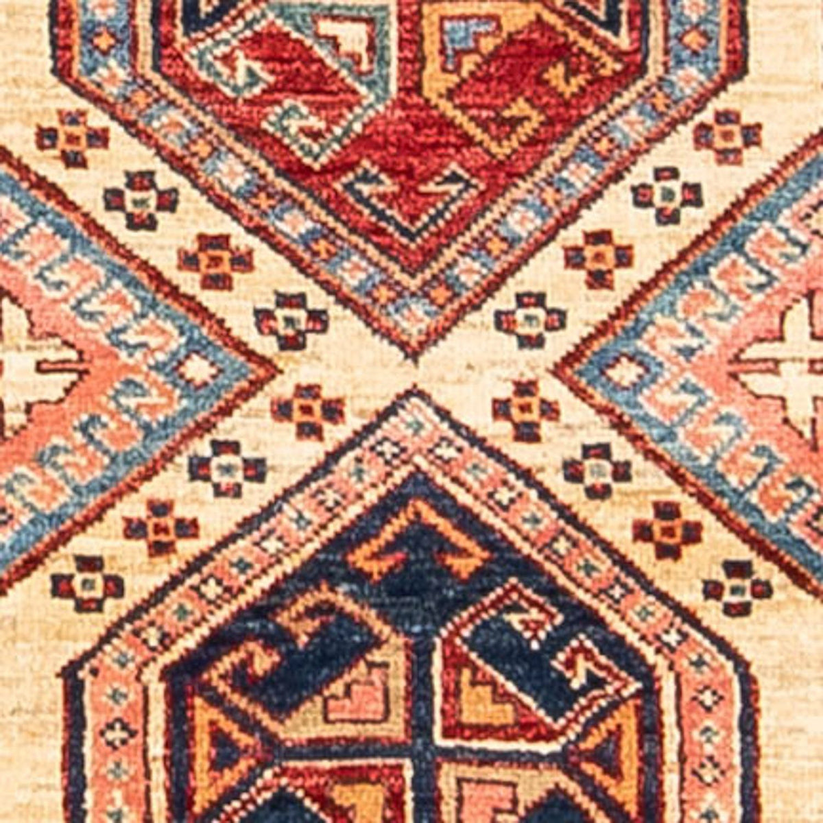 Alfombra de pasillo Alfombra Ziegler - Kazak - 309 x 74 cm - multicolor