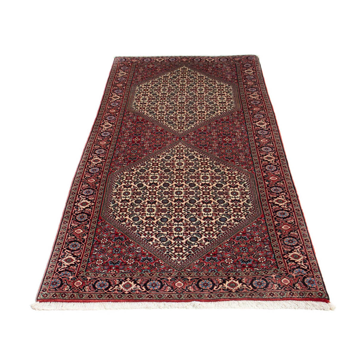 Alfombra de pasillo Alfombra persa - Bidjar - 210 x 87 cm - rojo