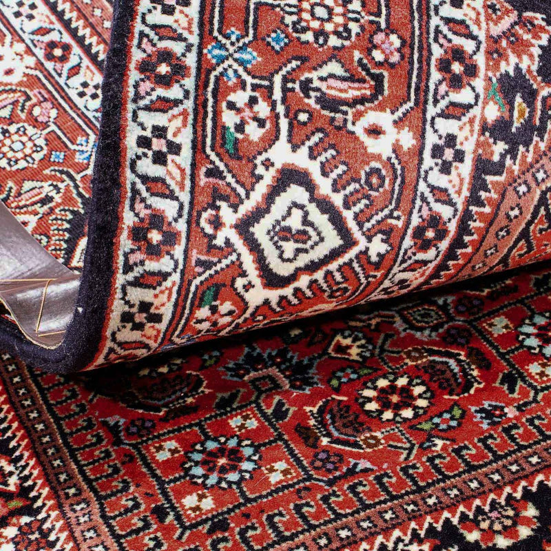 Alfombra persa - Bidjar - 181 x 108 cm - rojo