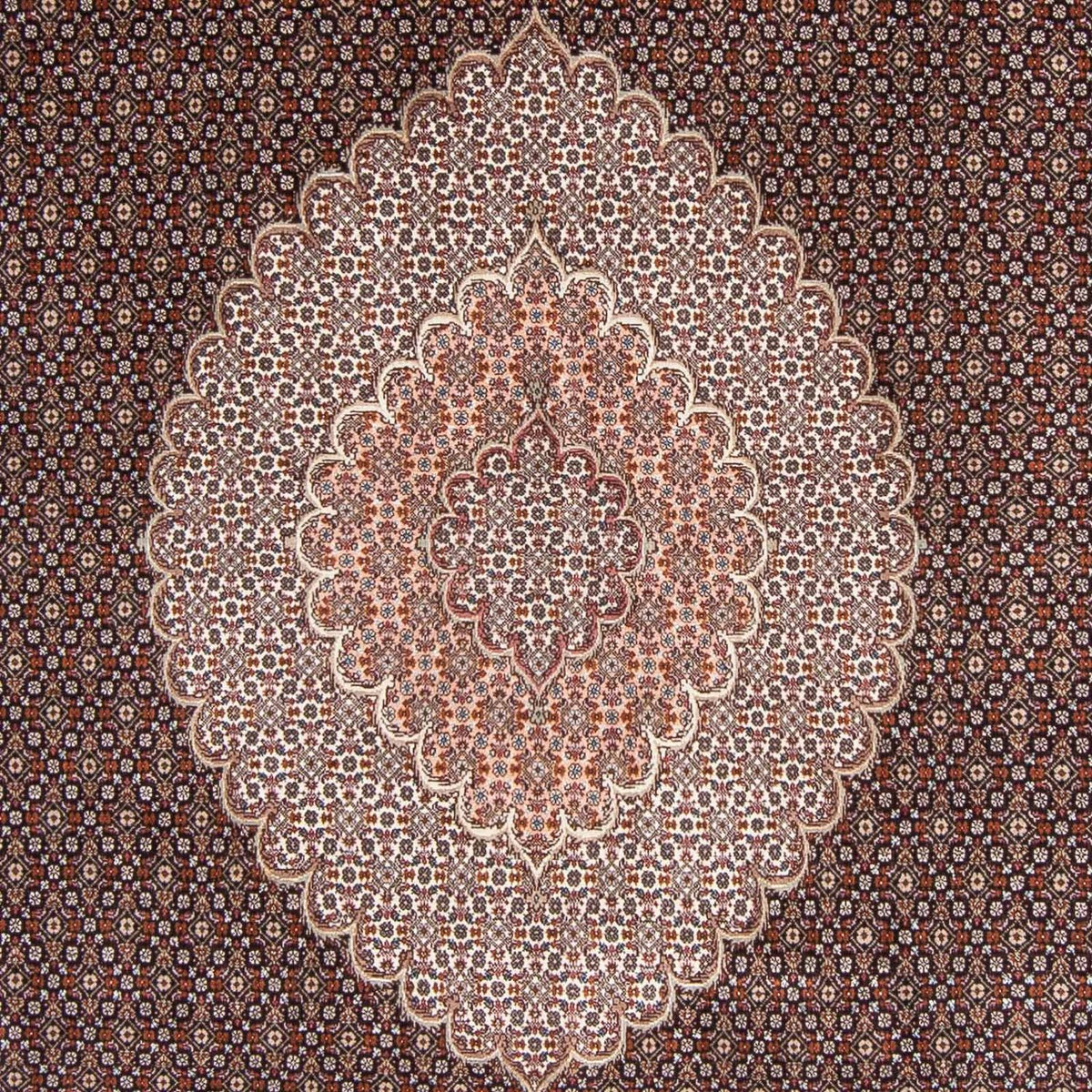 Alfombra persa - Tabriz - 308 x 200 cm - azul oscuro