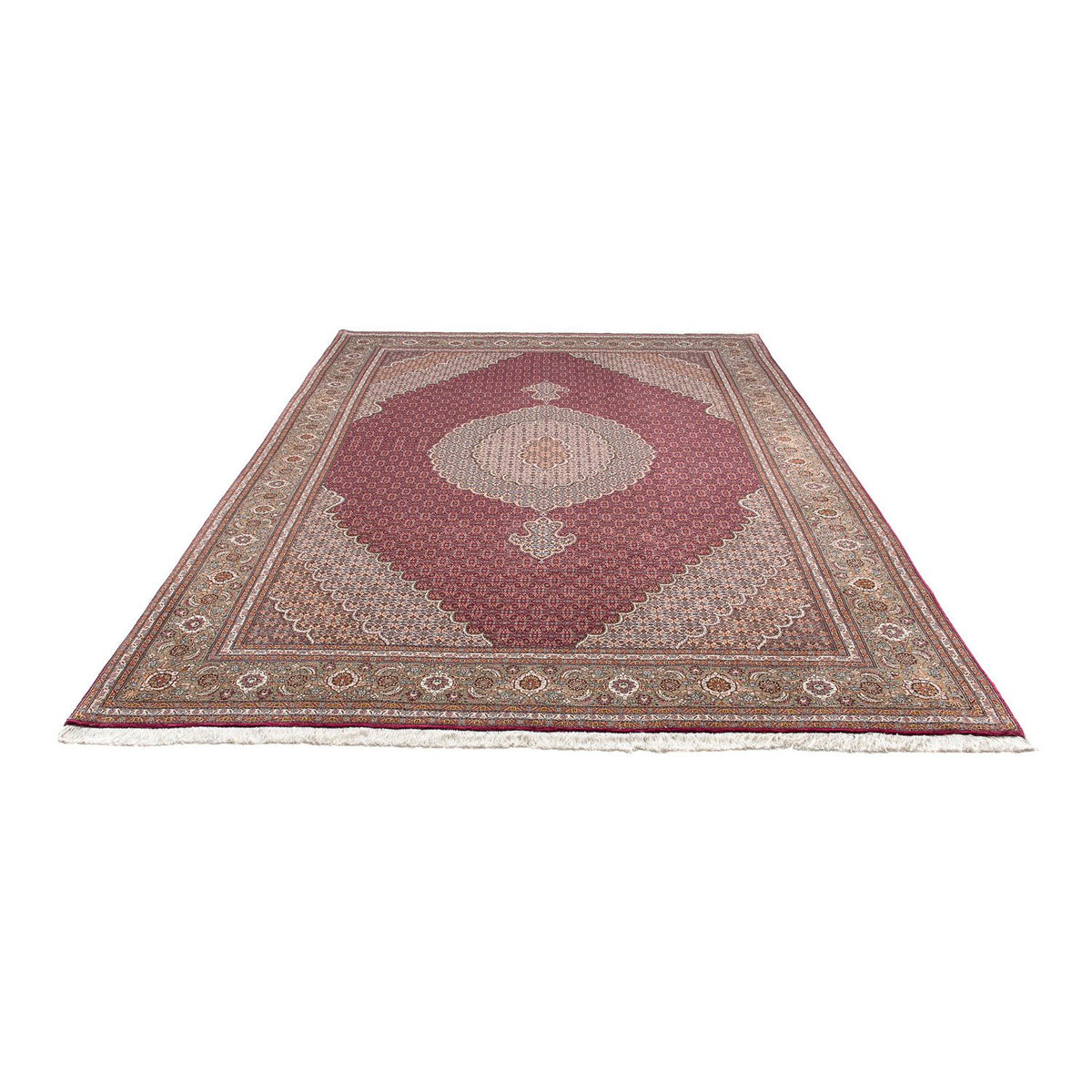 Alfombra persa - Tabriz - 295 x 202 cm - rojo