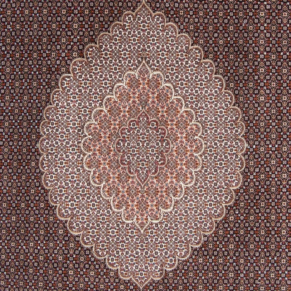 Alfombra persa - Tabriz - 308 x 200 cm - azul oscuro