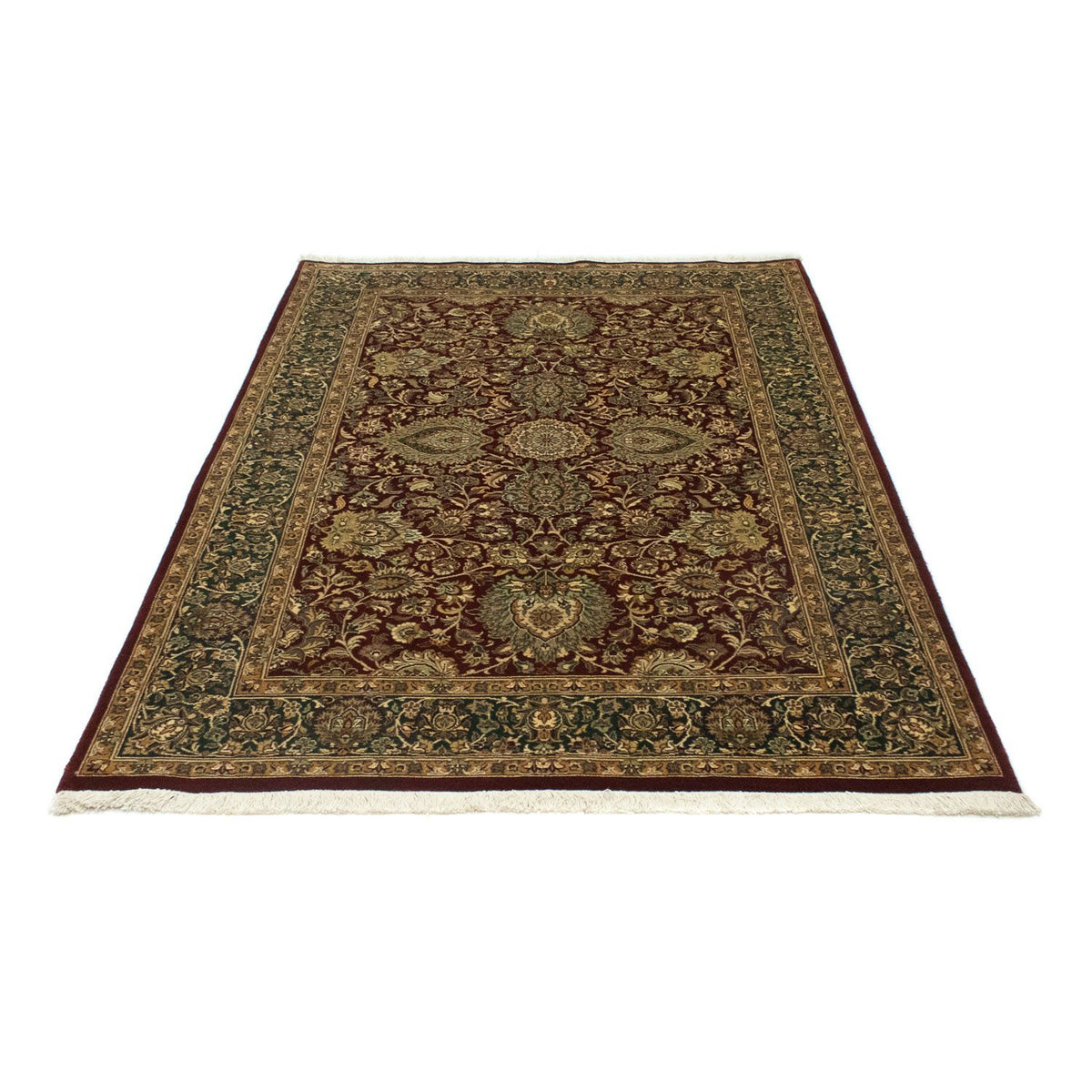 Alfombra de seda - Hereke seda - Prima - 187 x 125 cm - rojo