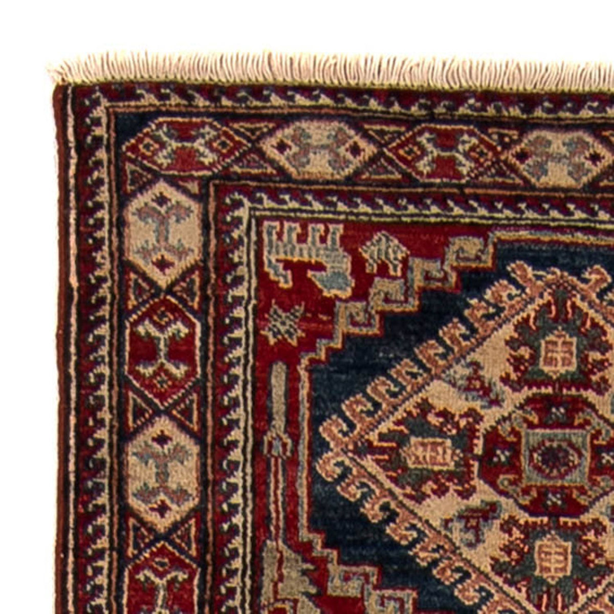 Alfombra de pasillo Alfombra Ziegler - Kazak - 302 x 77 cm - rojo oscuro