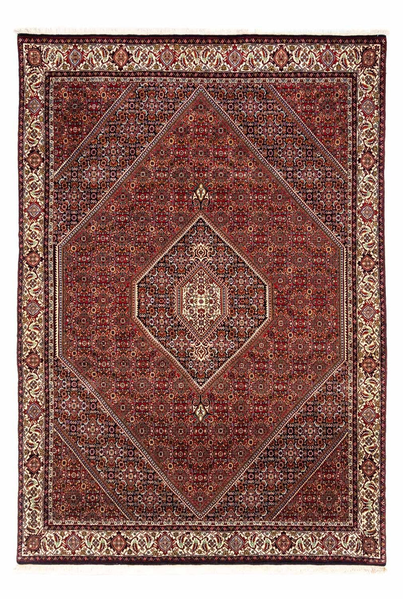 Alfombra persa - Bidjar - 280 x 191 cm - rojo