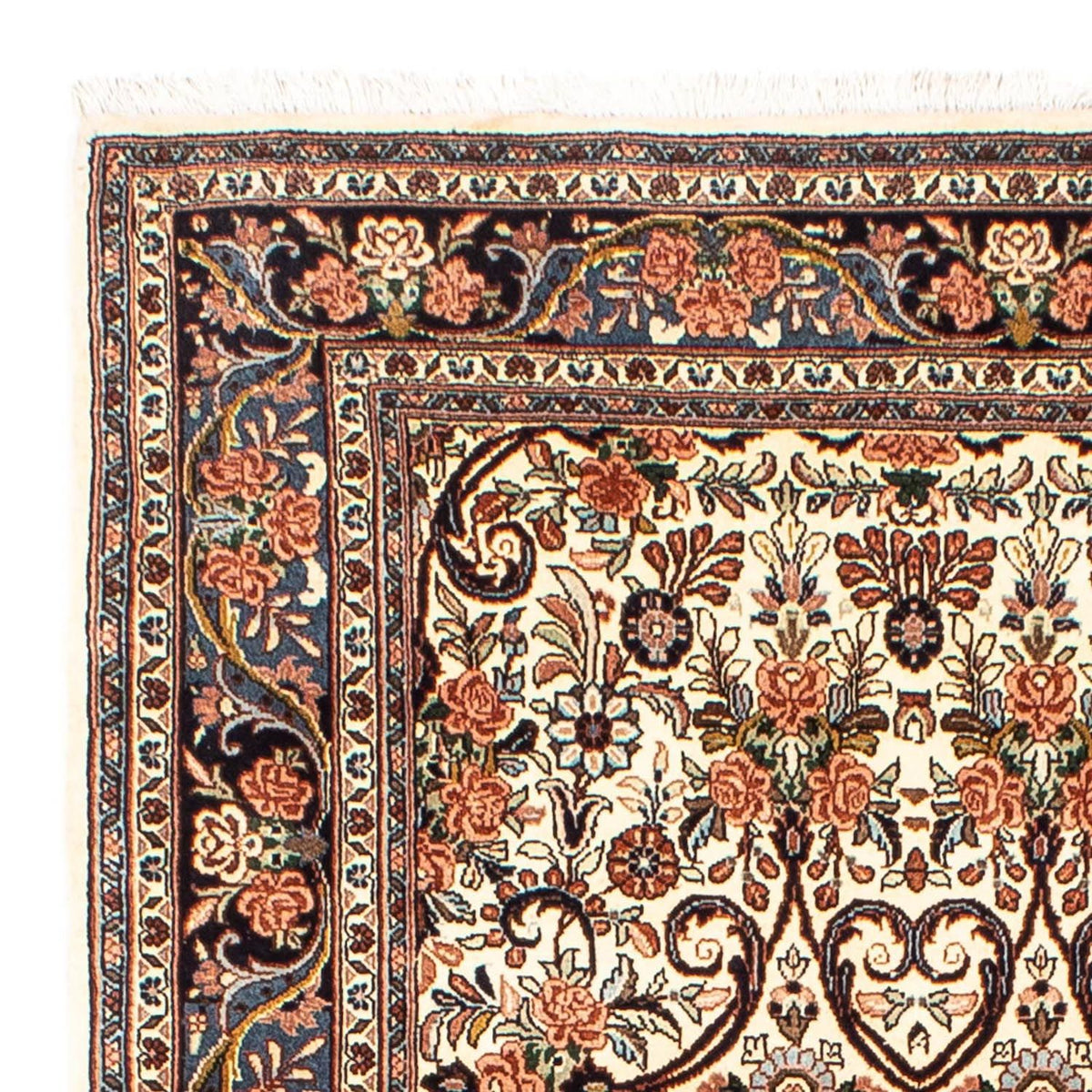 Alfombra de pasillo Alfombra persa - Bidjar - 228 x 122 cm - beige