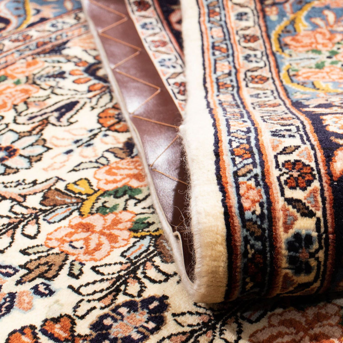 Alfombra de pasillo Alfombra persa - Bidjar - 228 x 122 cm - beige