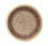 Alfombra oriental - Hereke redondo - 185 x 185 cm - beige