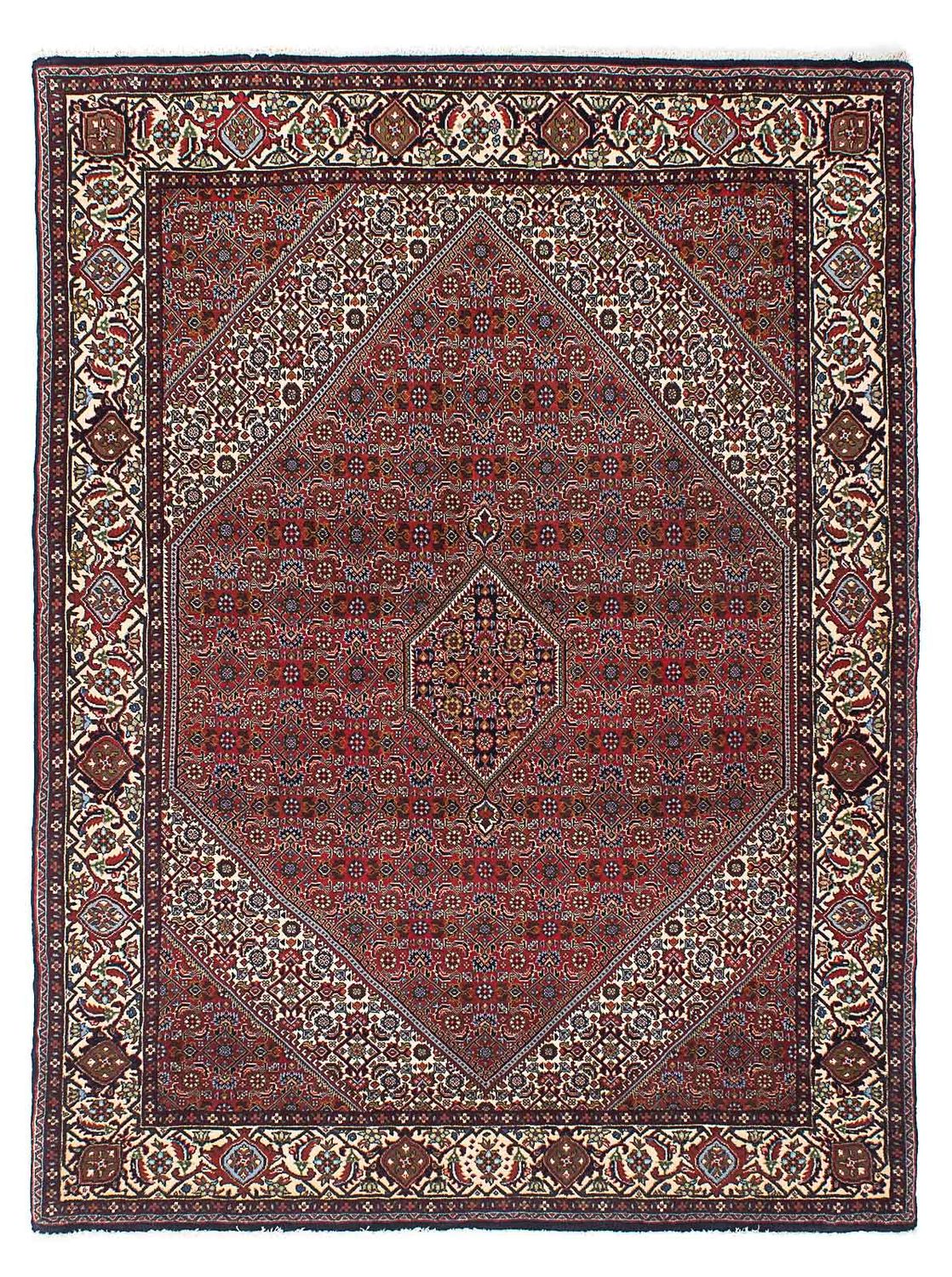 Alfombra persa - Bidjar - 188 x 140 cm - óxido