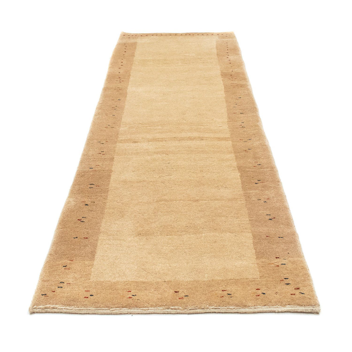 Alfombra de pasillo Alfombra Gabbeh - Persa - 298 x 88 cm - beige