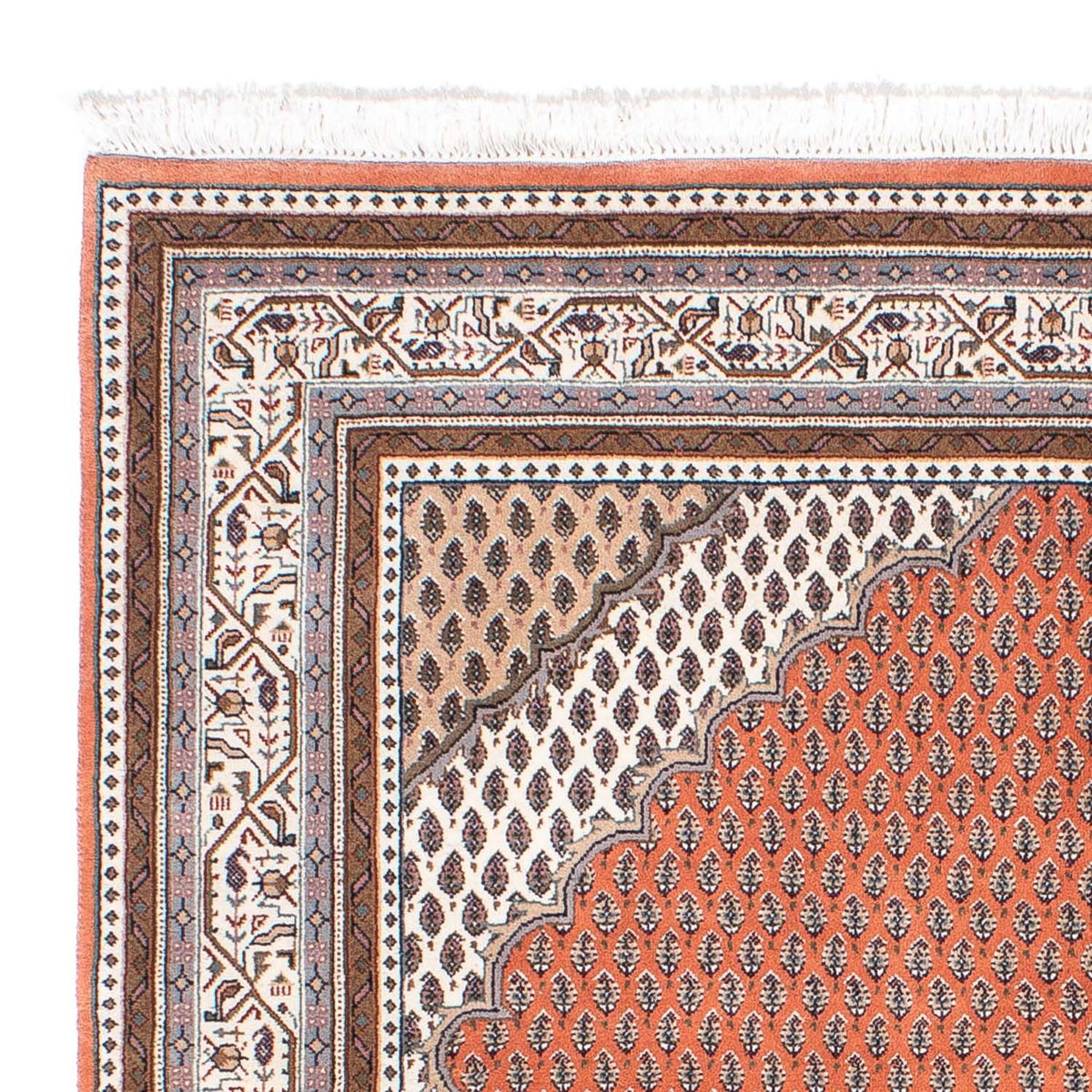 Alfombra persa - Tabriz - 243 x 171 cm - rojo claro