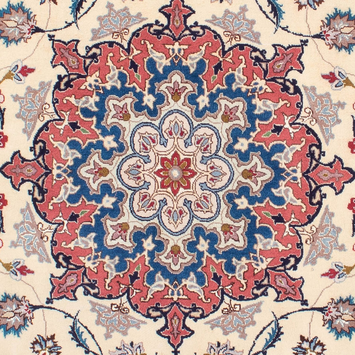 Alfombra Persa - Tabriz - Real - 198 x 152 cm - beige