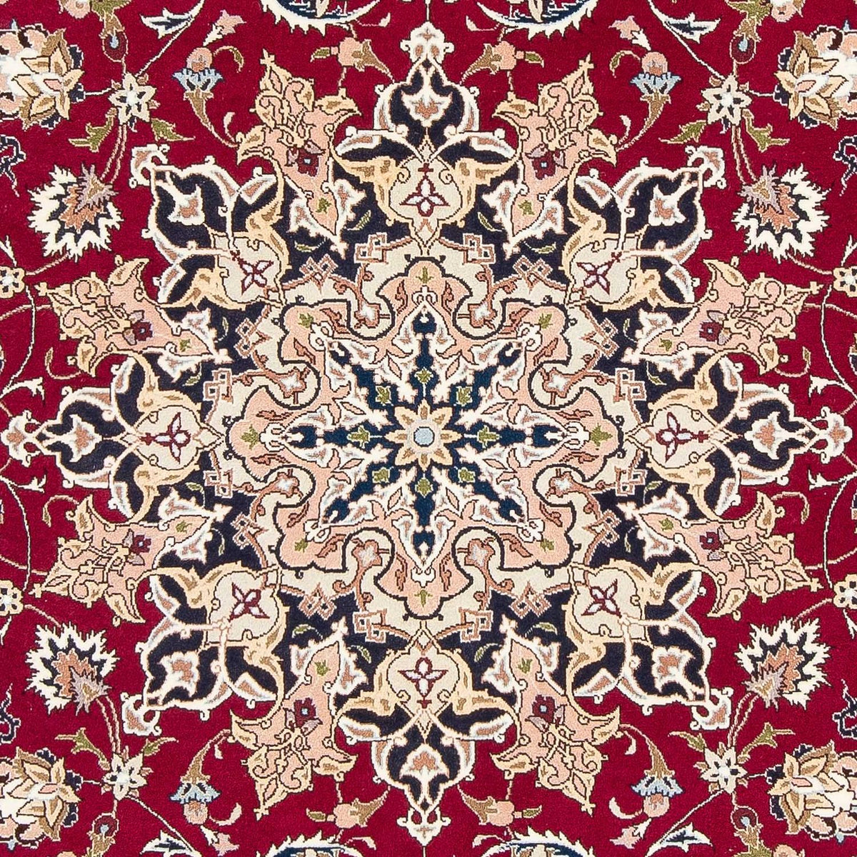 Alfombra Persa - Tabriz - Real - 293 x 202 cm - rojo oscuro