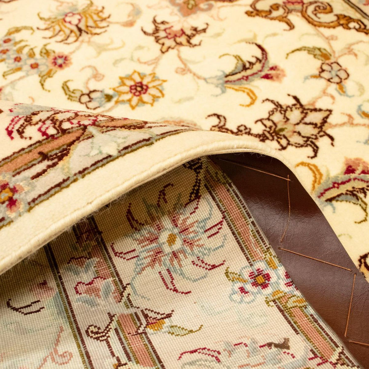 Alfombra Persa - Tabriz - Real - 145 x 100 cm - beige