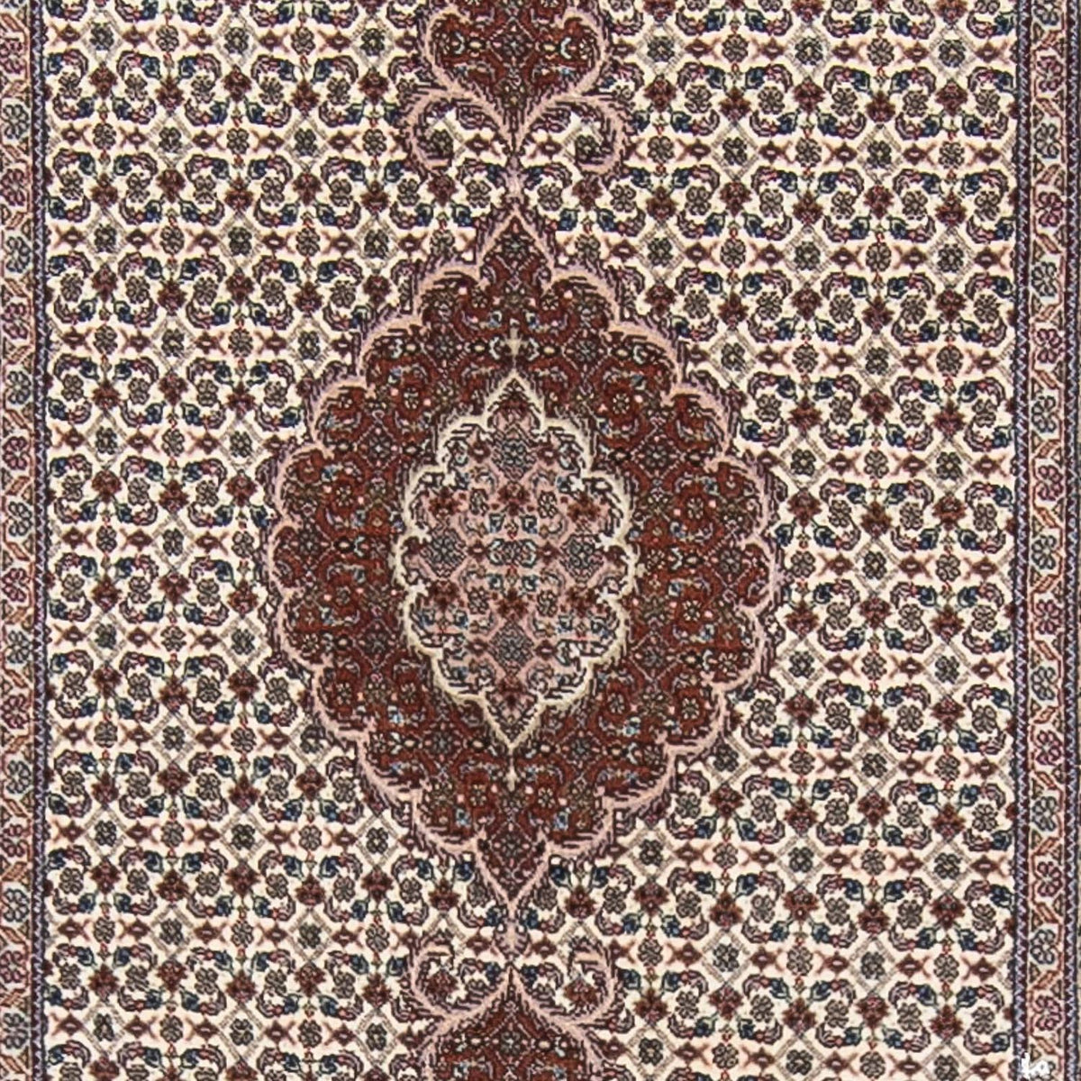 Alfombra de pasillo Alfombra persa - Tabriz - 402 x 82 cm - multicolor