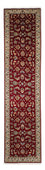 Alfombra de pasillo Alfombra Persa - Tabriz - Real - 316 x 75 cm - rojo oscuro