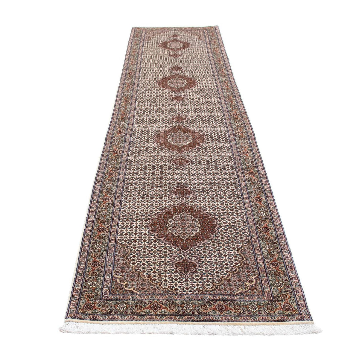 Alfombra de pasillo Alfombra persa - Tabriz - 401 x 84 cm - multicolor