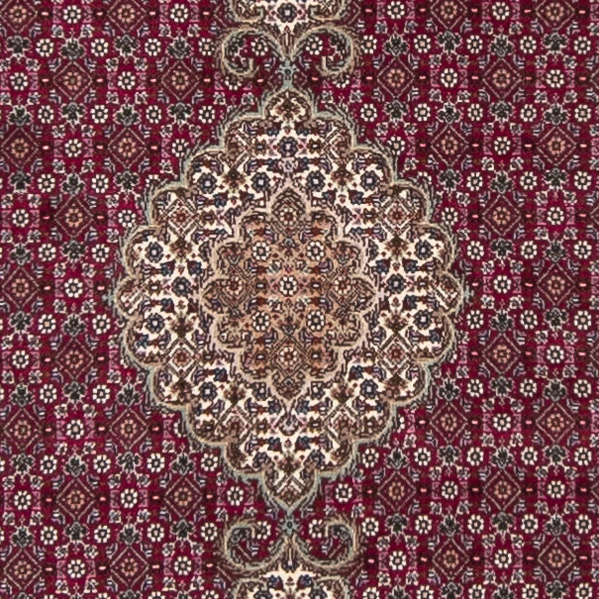Alfombra de pasillo Alfombra persa - Tabriz - 344 x 80 cm - rojo oscuro