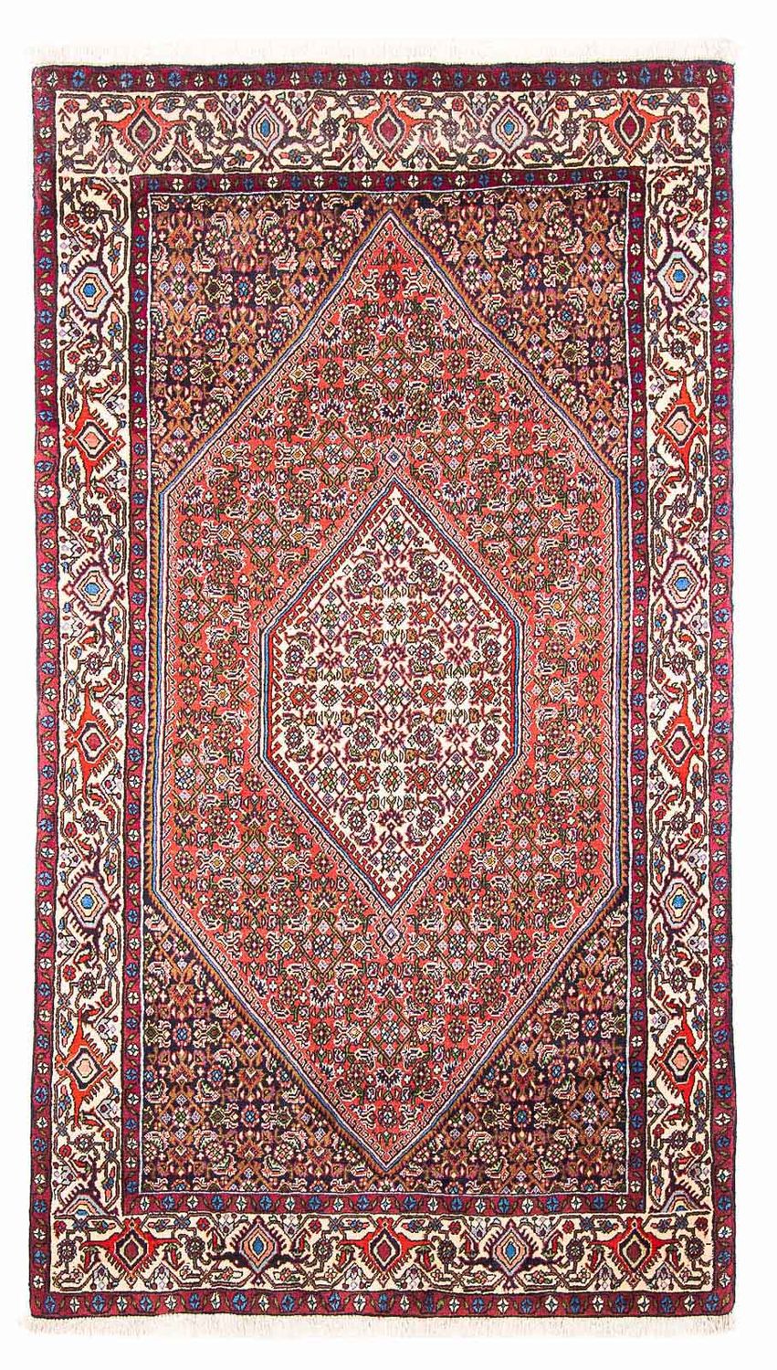 Alfombra persa - Bidjar - 190 x 108 cm - rojo claro