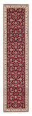 Alfombra de pasillo Alfombra Persa - Tabriz - Real - 390 x 87 cm - rojo oscuro