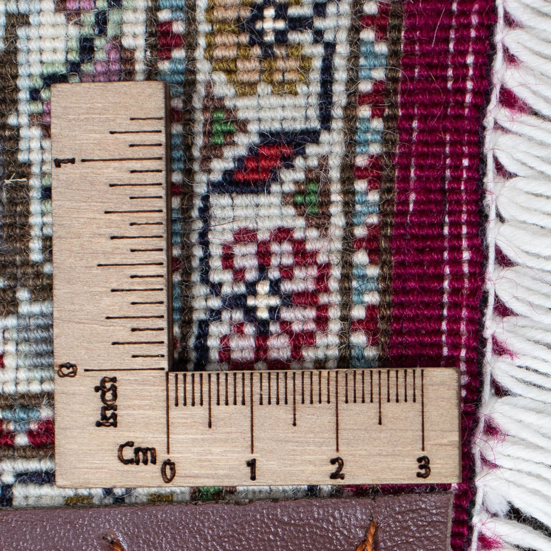 Alfombra de pasillo Alfombra persa - Tabriz - 343 x 82 cm - rojo oscuro