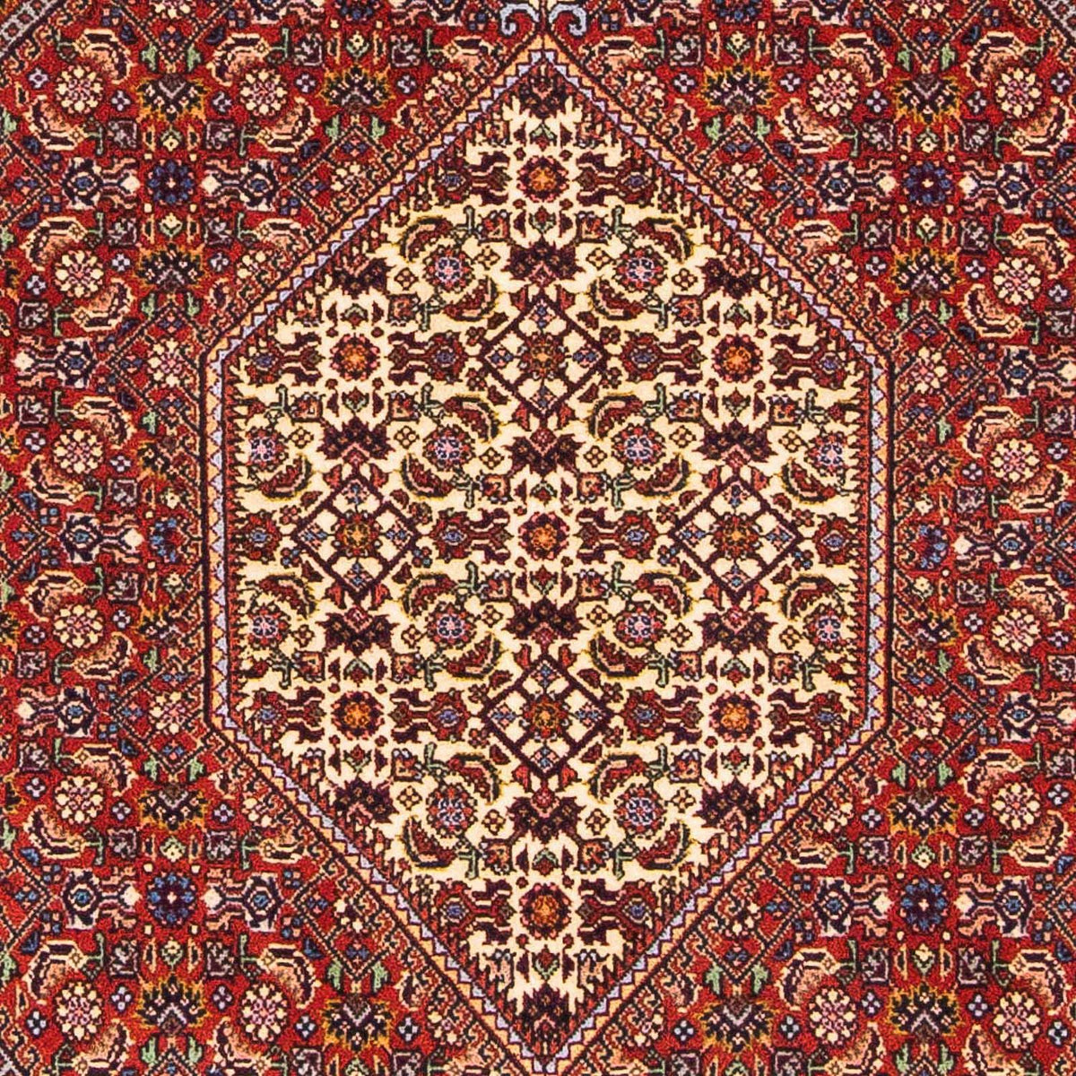 Alfombra persa - Bidjar - 168 x 108 cm - azul oscuro