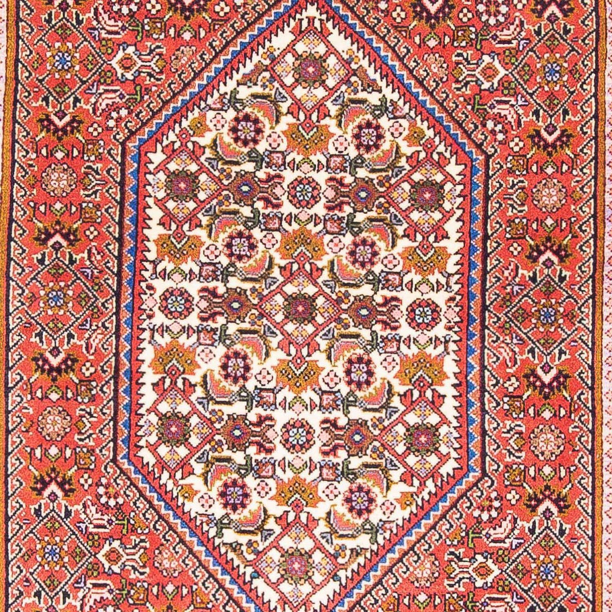 Alfombra de pasillo Alfombra persa - Bidjar - 182 x 106 cm - rojo