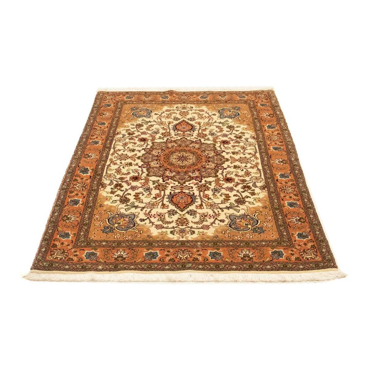 Alfombra Persa - Tabriz - Real - 158 x 102 cm - beige