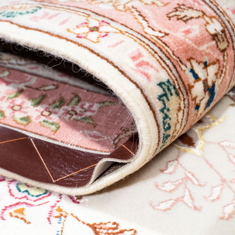 Alfombra de pasillo Alfombra Persa - Tabriz - Real - 212 x 82 cm - beige