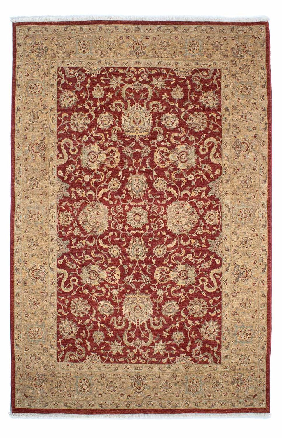 Alfombra Ziegler - 269 x 177 cm - rojo oscuro