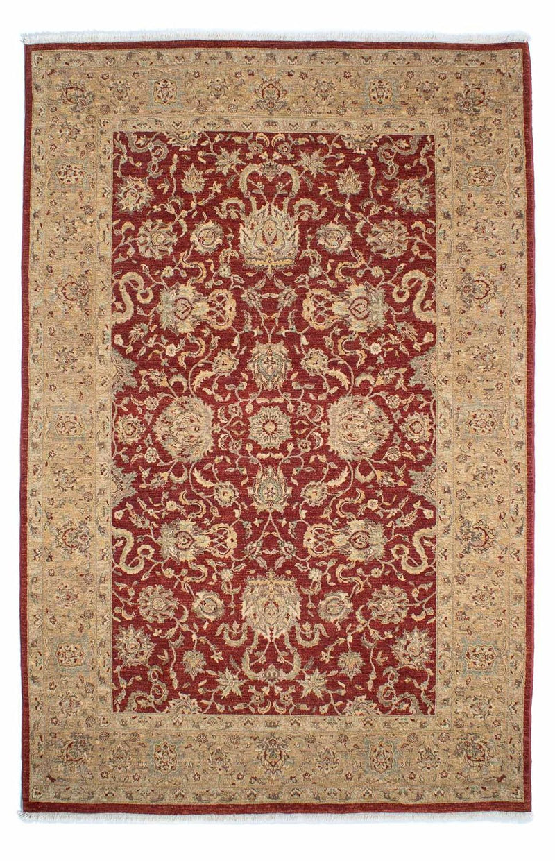 Alfombra Ziegler - 269 x 177 cm - rojo oscuro