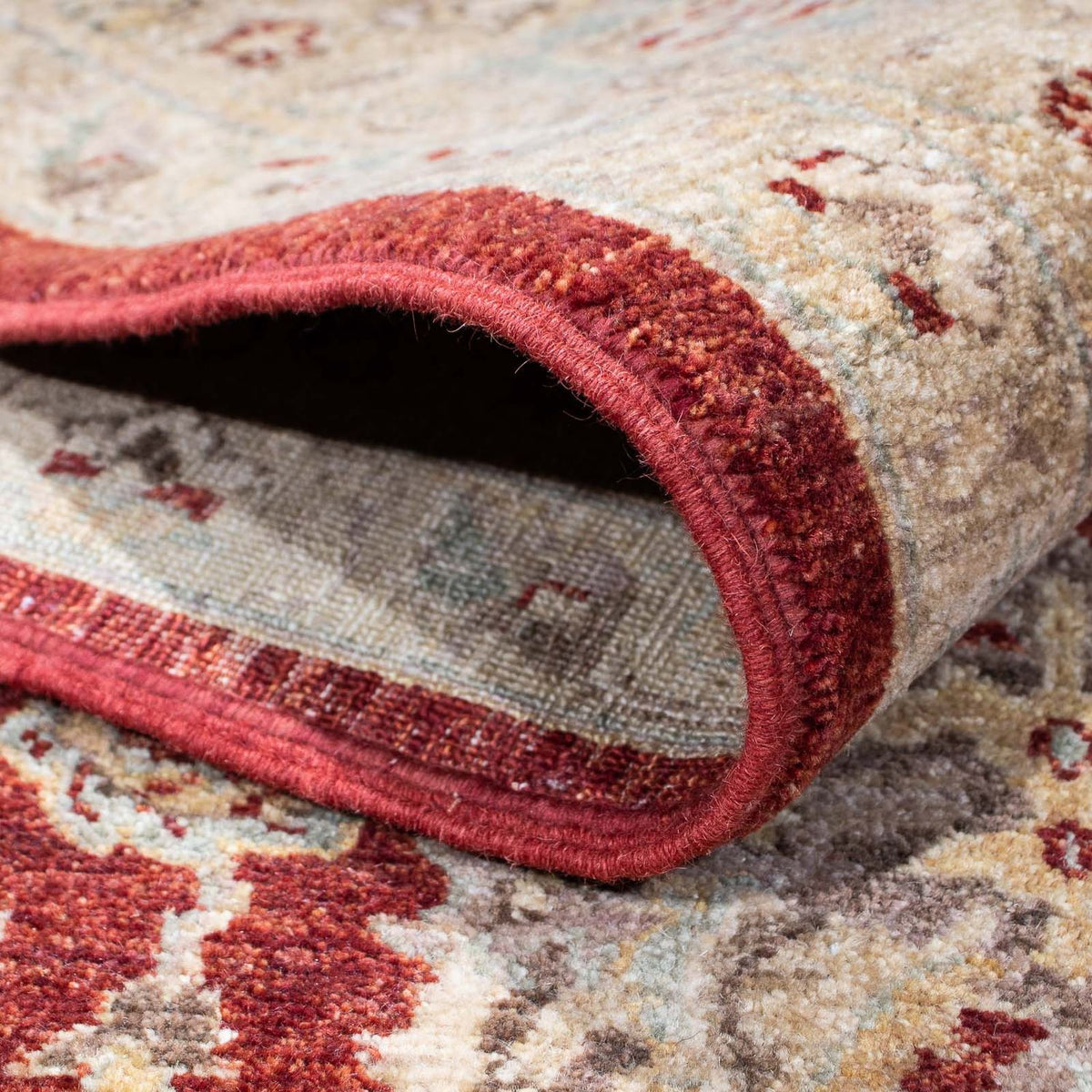 Alfombra Ziegler - 269 x 177 cm - rojo oscuro