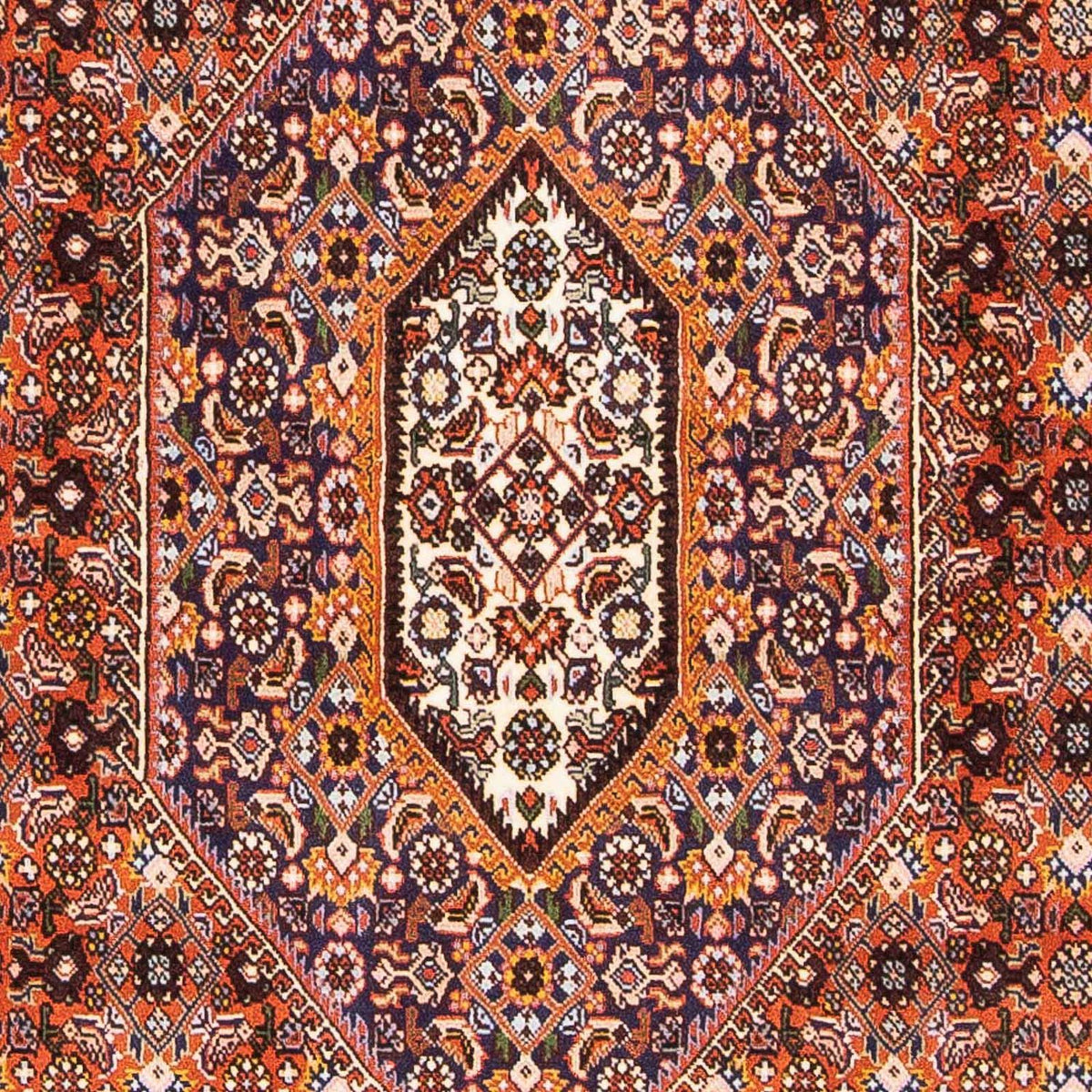 Alfombra persa - Bidjar - 176 x 108 cm - azul