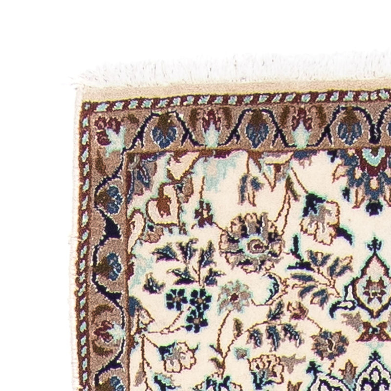 Alfombra de pasillo Alfombra persa - Nain - 376 x 75 cm - beige