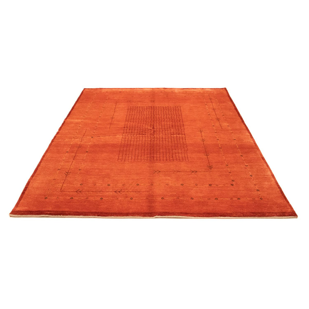 Alfombra Gabbeh - Persa - 230 x 168 cm - rojo