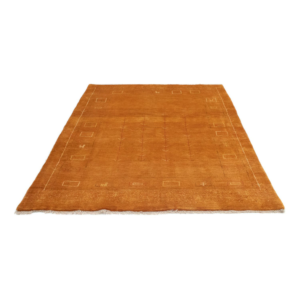 Alfombra Gabbeh - Persa - 193 x 151 cm - oro