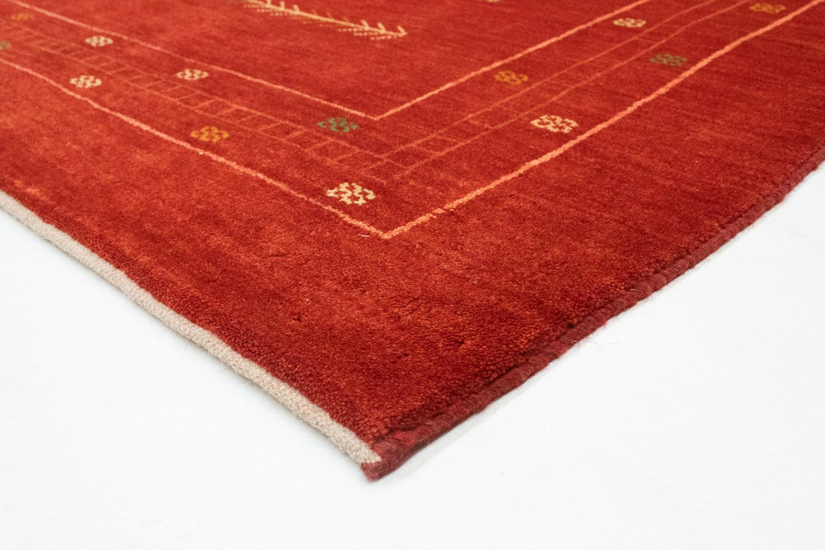 Alfombra Gabbeh - Persa - 193 x 149 cm - rojo