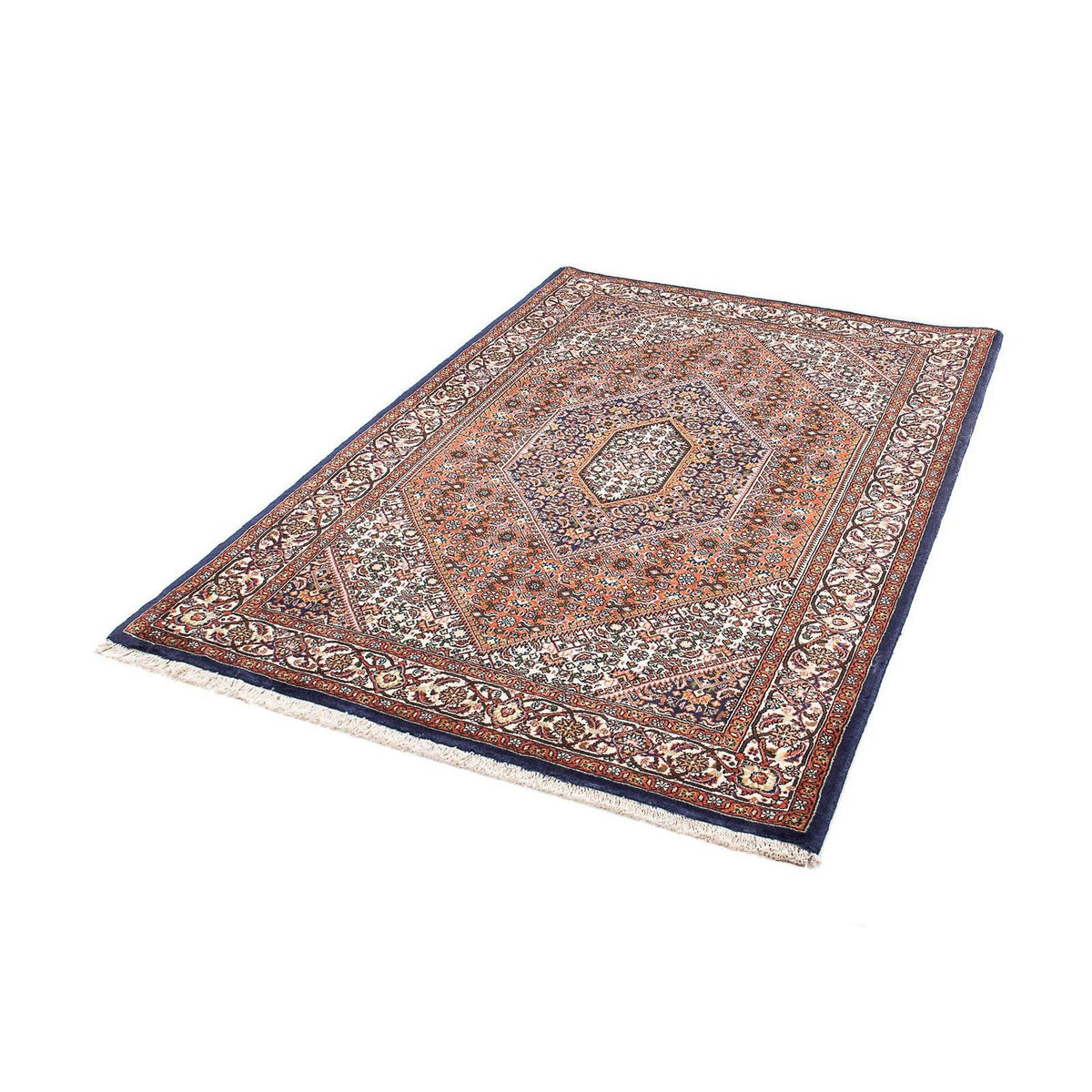 Alfombra persa - Bidjar - 164 x 112 cm - azul