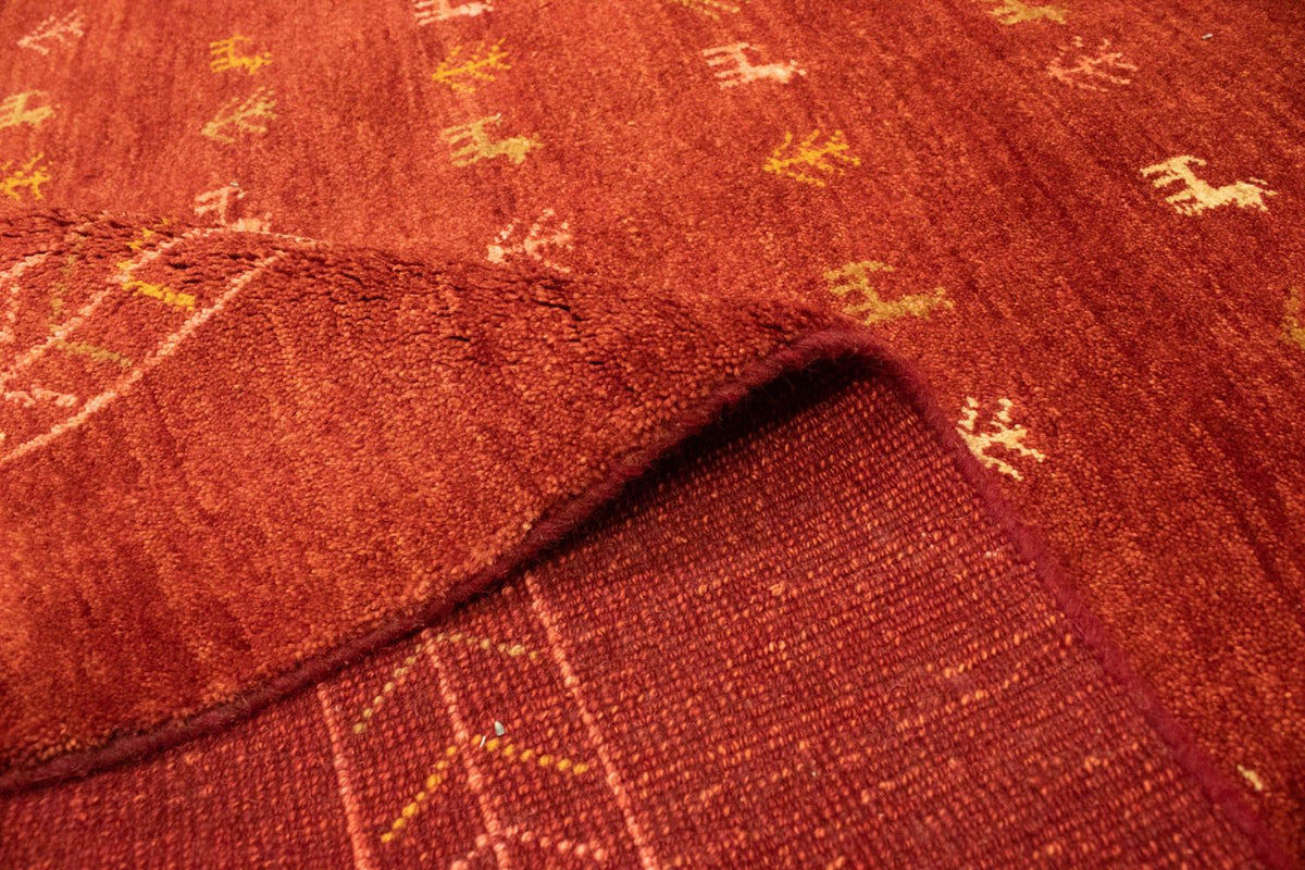 Alfombra Gabbeh - Persa - 240 x 168 cm - rojo